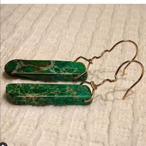 📦 3 for $50 Jasper and Gold Earrings